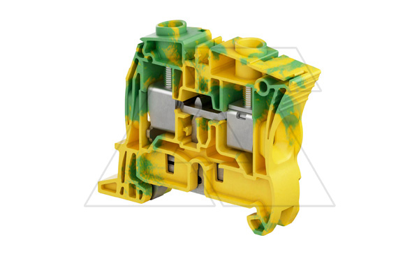 Клемма ZS25-PE/12 винтовой зажим, для заземления, 1920А/1с, ж./зеленый