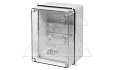 Коробка распред. CARBO-BOX, 118x158x80mm, с DIN-рейкой, прозрачная крышка, ABS/PC, GW 650°C, IP55 от интернет-магазина amperkin.by