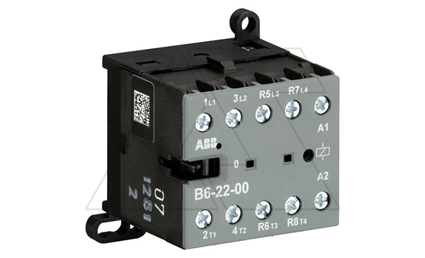 Мини-контактор B6-22-00-01 24VAC, 2NO+2NC 20A, без всп.контакт