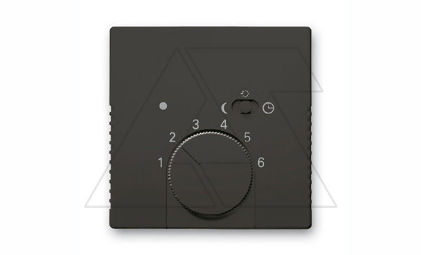 Basic 55 - Лицевая панель для термостата 1095U,1096U (шато-черный)