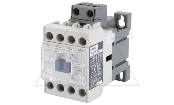 Контактор UKC1-25/4-00-230AC, 4P, 25A(AC-3), 32A(AC-1), 11kW(400VAC), Uк=230VAC