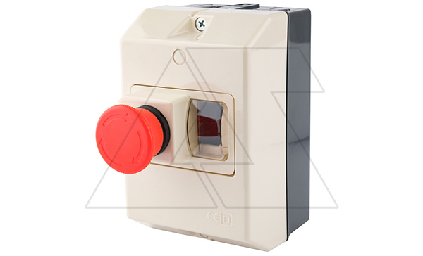 Корпус SDM7-32X-WPBS, изолированный, серый, с мембраной и кнопкой STOP, для SDM7-32X, IP55