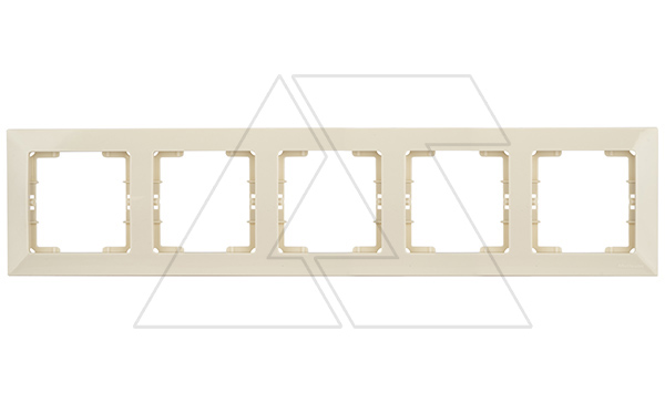 Candela - Рамка 5 постов, к механизмам серии 21, горизонтальный монтаж, сл.кость