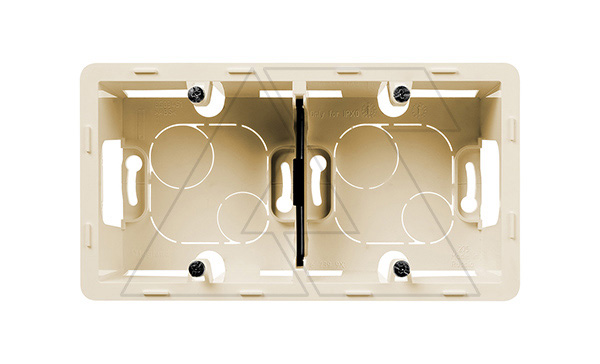 Inspiria - Коробка для наклад. монтажа 2поста (сл.кость)