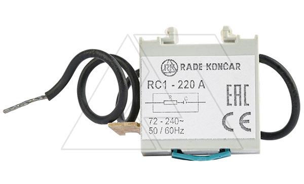 Модуль защитный RC1-A (RC), резистор+конденсатор, 110_240VAC, для CNN 9_40
