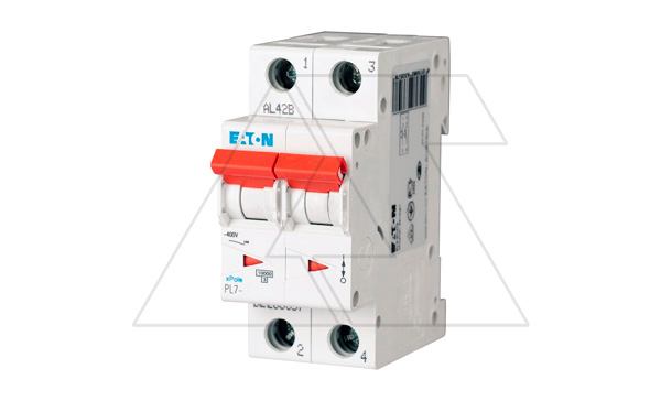 Авт. выключатель PL7-B6/2, 2P, 6A, хар-ка B, 10kA, 2M