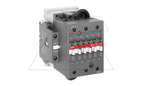 Контактор GA75-10-11 220...240VAC, 1NO (3 послед.соед.) 100A-DC1, всп.контакт 1NO+1NC (4A-AC15)
