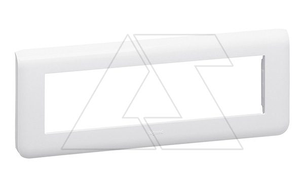 Mosaic - Рамка 8M гориз., белый (суппорт 80253)