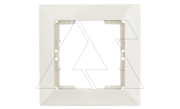 Candela - Рамка 1 пост, к механизмам серии 21, белый