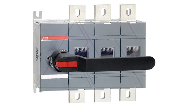 Выкл. нагрузки OT1000E03P, 1000A 3P видимый разрыв c выносной блок. рукояткой OHB274J12 и осью OXP12X280