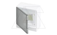 Щиток навесной ABB Basic E BEW402206, 6M, прозр. серая дверь, 63A, IP40, 190x180x102mm, PEN-шина