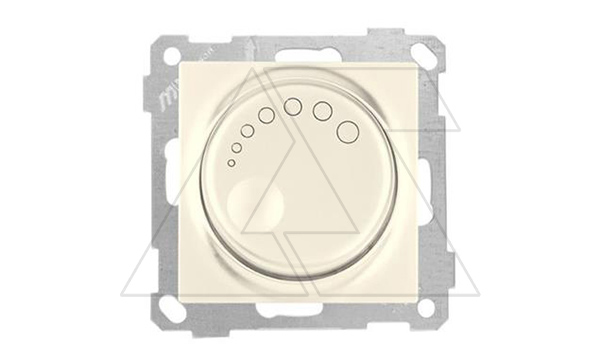 21 - Светорегулятор (RL) с подсветкой, поворотный, 600 Вт, сл.кость