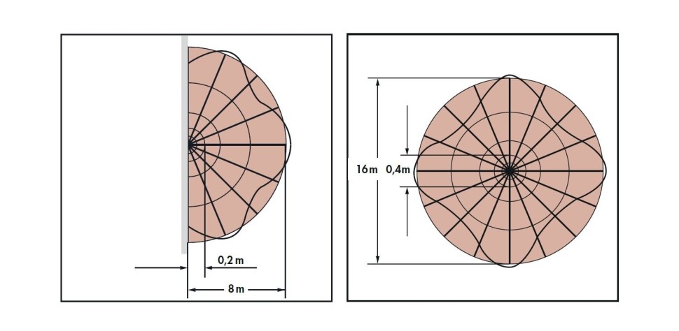 Светильник с датчиком движения B.E.G. HF-L1