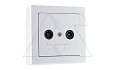 JOWISZ - Розетка TV+R концевая, 5_862MHz, белый от интернет-магазина amperkin.by