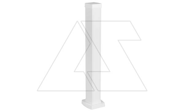 Мини-колонна 0,68m, 1 секция, корпус и крышка из ПВХ, цвет белый