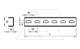 Стойка US 3 200 FS П-образная, L=2000мм, толщ. 2мм, конв. оцинк. от интернет-магазина amperkin.by