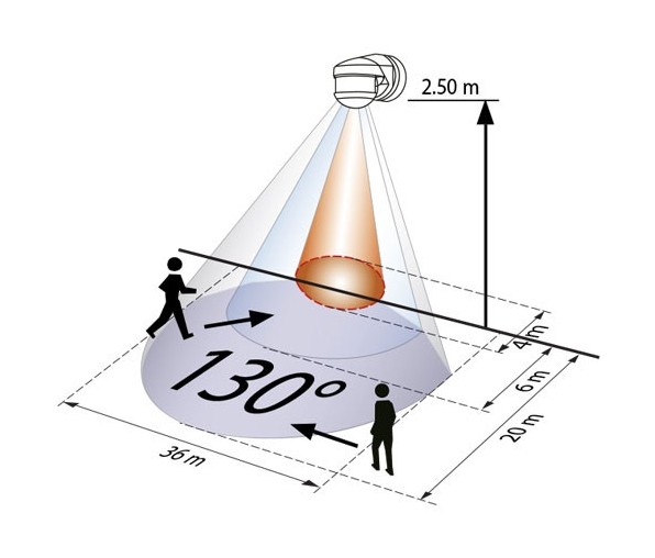 Датчик движения B.E.G. RC-plus next 130 (97001)