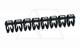 Маркер CAB3 d=1.5-2.5mm - "0" (черный) упак.1200 шт от интернет-магазина amperkin.by