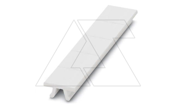 Планка Zack ZB 12:UNPRINTED для клемм 12,2mm, без надписей, 5 элементов, PA, белая