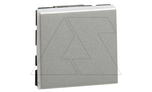 Mosaic - Переключатель на 2 направления 10АX, 2M, пруж. зажимы, алюминий