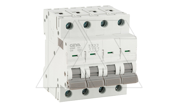Авт. выключатель GYM9-4P-20C, 4P, 20A, хар-ка C, 6kA, 4M