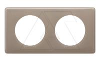 Celiane - Рамка 2 поста кофейный глянец
