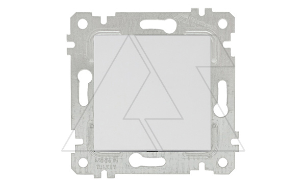 Rita - Выключатель, пруж. зажимы, белый