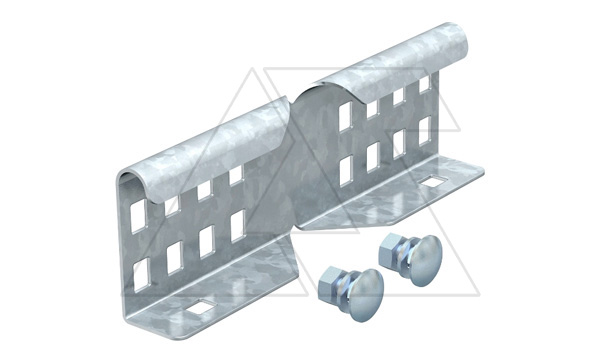 Соединитель LWVG 60 FS угловой, для лотков лестничного типа высотой борта 60мм, конв. оцинк.
