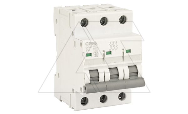 Авт. выключатель GYM8-3P-20B, 3P, 20A, хар-ка B, 4,5kA, 3M, без подкл. AU8, AL8.