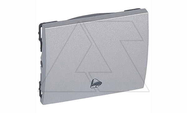 Galea Life - Клавиша для выключателя с пиктограммой звонка, Aluminium