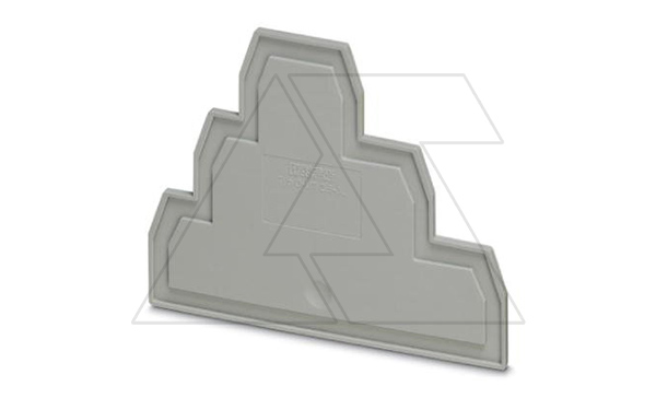 Крышка концевая D-UT 2,5-3L /2,2mm, для винтовых клемм UT 2,5-3.., серая