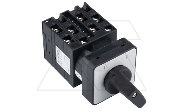 Переключатель UKT0-4-8223/E, 4P, 20A, тип 1-2, 4NO на 1_2, на дверь, фронт IP65