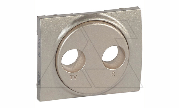 Galea Life - Обрамление для розетки TV-RD, Titanium