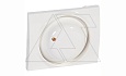 Galea Life - Обрамление для светорегулятора с поворотным выключ. с инд., White от интернет-магазина amperkin.by