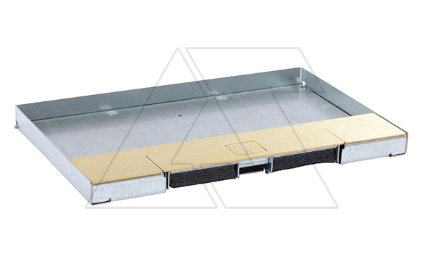 Крышка под покрытие до 15mm для коробки 8/12M, латунь