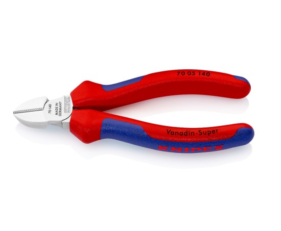 Бокорезы, L-140 мм, твёрдость кромок 62 HRC, хром., 2-комп. рукоятки (KNIPEX)