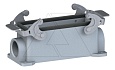 Корпус разъема, размер H24B, приборный, с фиксатором, ввод 2xM25, металл, IP65, RAL 7037 от интернет-магазина amperkin.by
