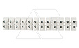 Клеммник T85 разрезаемый, 12шт, 76A 16mm², 450VAC, GWT850, полипропилен, белый, CONNECTO от интернет-магазина amperkin.by