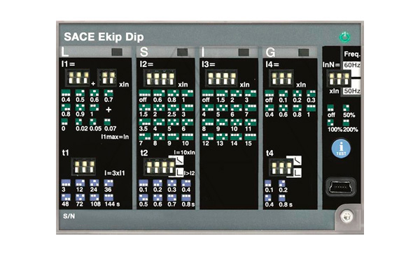 Расцепитель защит электронный Ekip Dip LSI для E1.2...E6.2, It=0.4…1In Ie=1.5...15In селективный