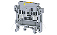 Клемма с ножевым размыкателем CKT4U /6x46,3mm, винтовая, 2 присоед., 4(max 6)mm2, 28A, 800V, серая от интернет-магазина amperkin.by