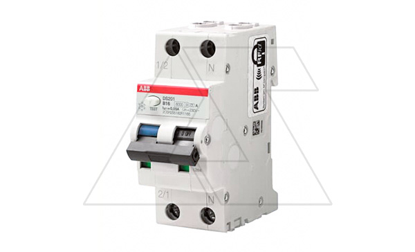 Дифф. авт. выключатель DS201 C25 AC30, 1P+N C 25A 30mA Icu=10kA 2M