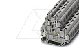 Клемма двухъярусная UTTB 2,5-2DIO/O-UL/UR-UL /5,2mm, винтовая, 2 диода 1N 4007, 4 присоед., 2,5(max 4)mm2, 24A, 500V, серая от интернет-магазина amperkin.by
