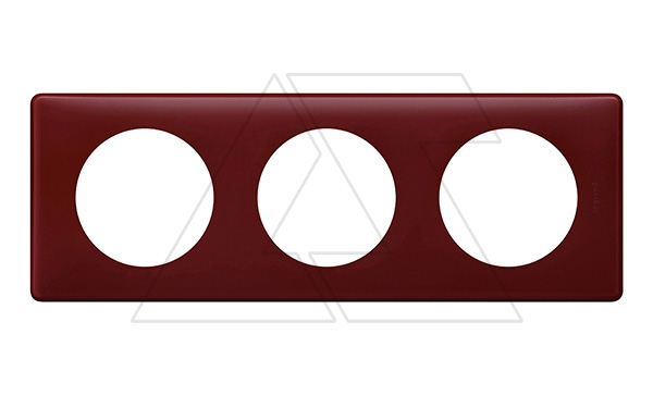 Celiane - Рамка 3 поста перкаль бордо