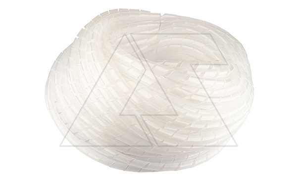 Оплетка спиральная №5, наруж. Ø 15...23мм, бухта 50м, белый