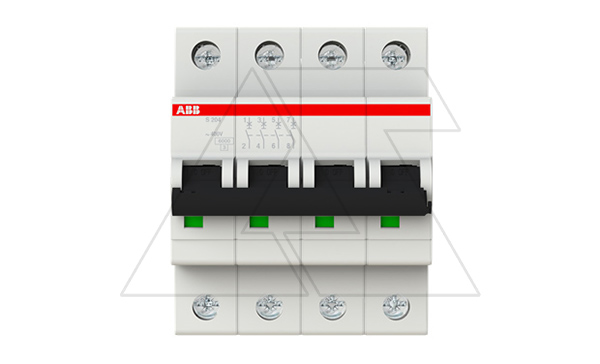 Авт. выключатель S204-C50, 4P C 50A Icu=10kA 4M