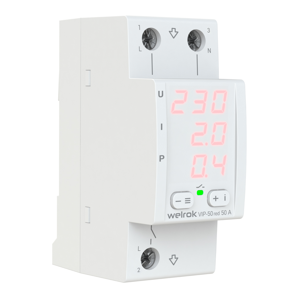Многофункциональное реле Welrok VIP-50 red от интернет-магазина amperkin.by