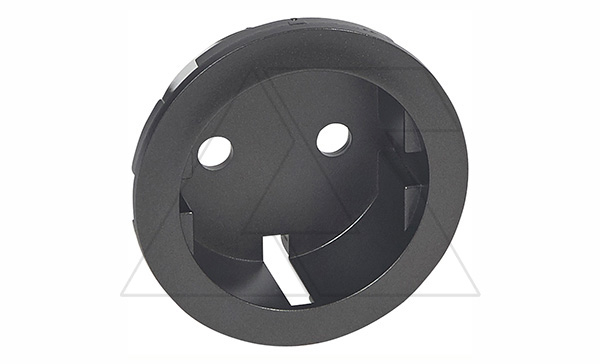 Celiane - Лицевая панель для розетки 2P+E, графит (для механизма 67153 и 67161)