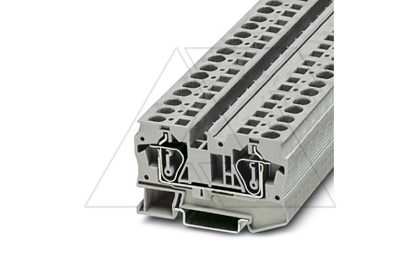 Клемма проходная ST 6 /8,2mm, пружинная, 2 присоед., 6(max 10)mm2, 41A, 1000V, серая