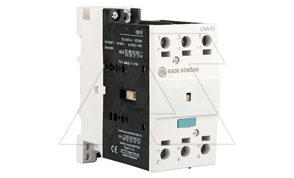 Контактор CNN 60 00 380/400V 50Hz, 3P, 60A/(85A по AC-1), 30kW(400VAC), 380/400VAC
