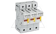 Держатель вставок плавких цилиндр., 3P, 63A, 690VAC, 14x51mm, LED, 4.5M от интернет-магазина amperkin.by